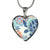 Blue Ocean Heart Necklace