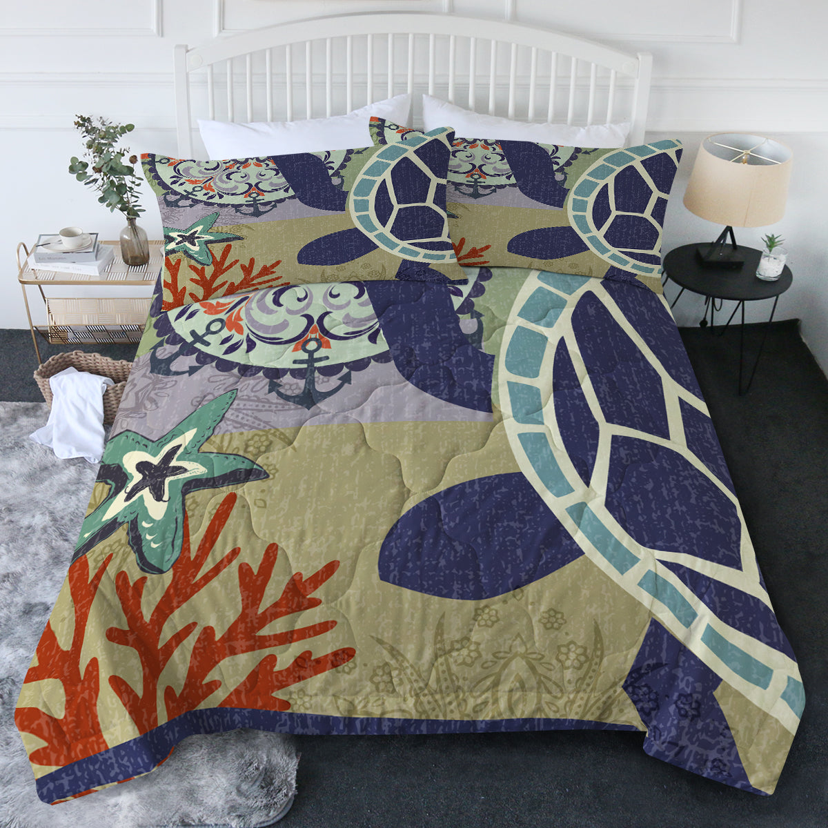 Sea Turtle Passion Comforter Set