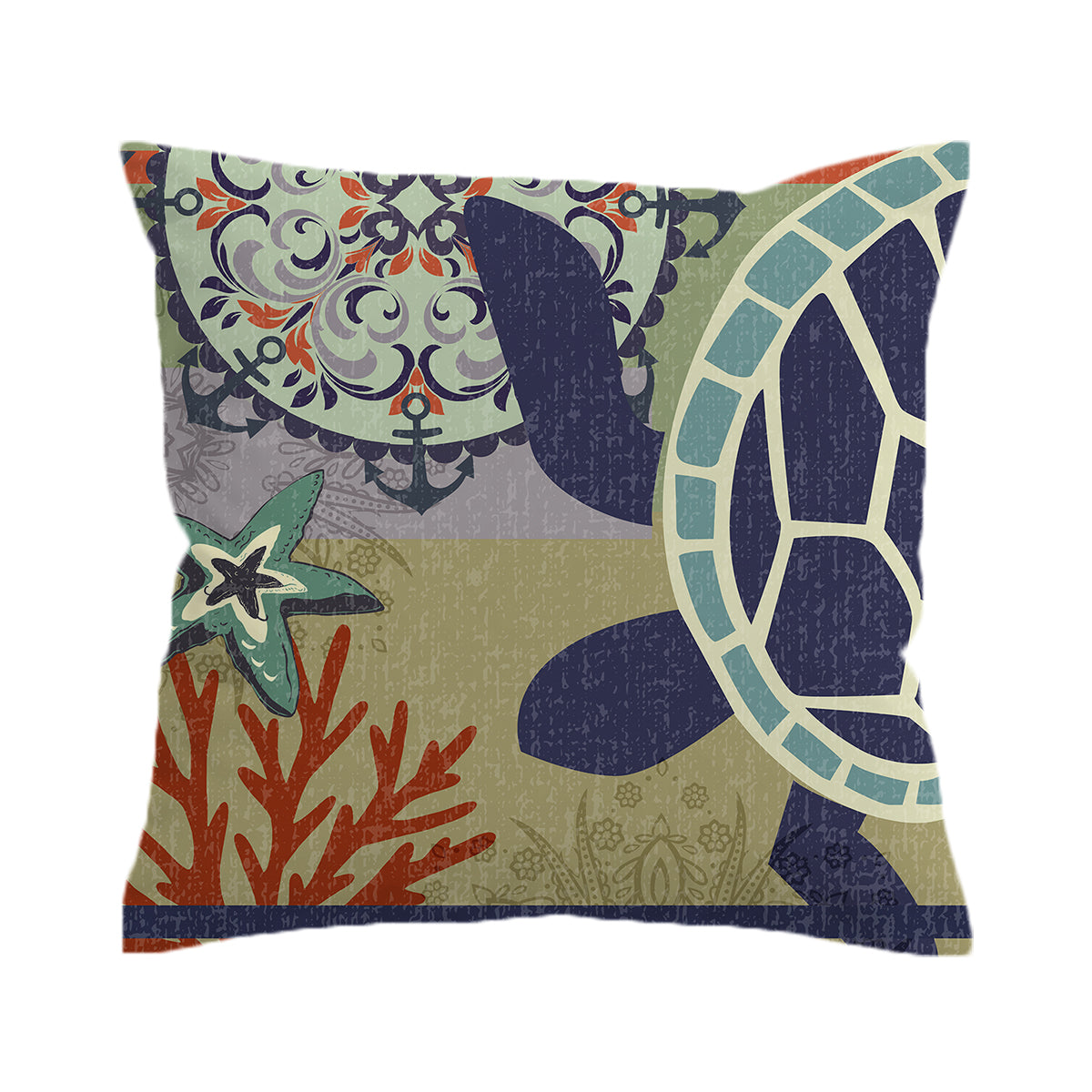 Sea Turtle Passion Pillow Cover