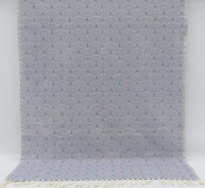 Blue Waves 100% Cotton Towel