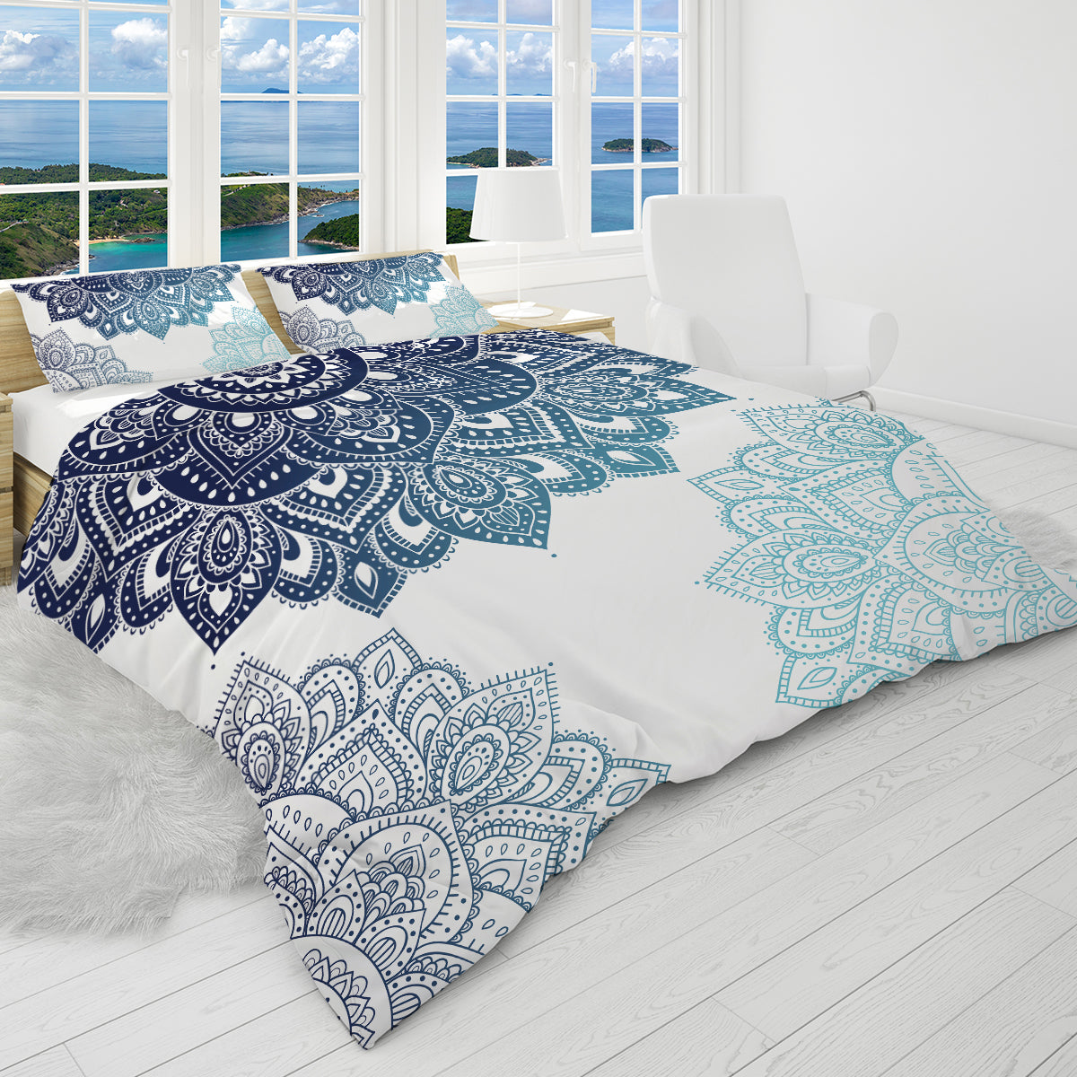 Bohemian Beach Reversible Bedcover Set