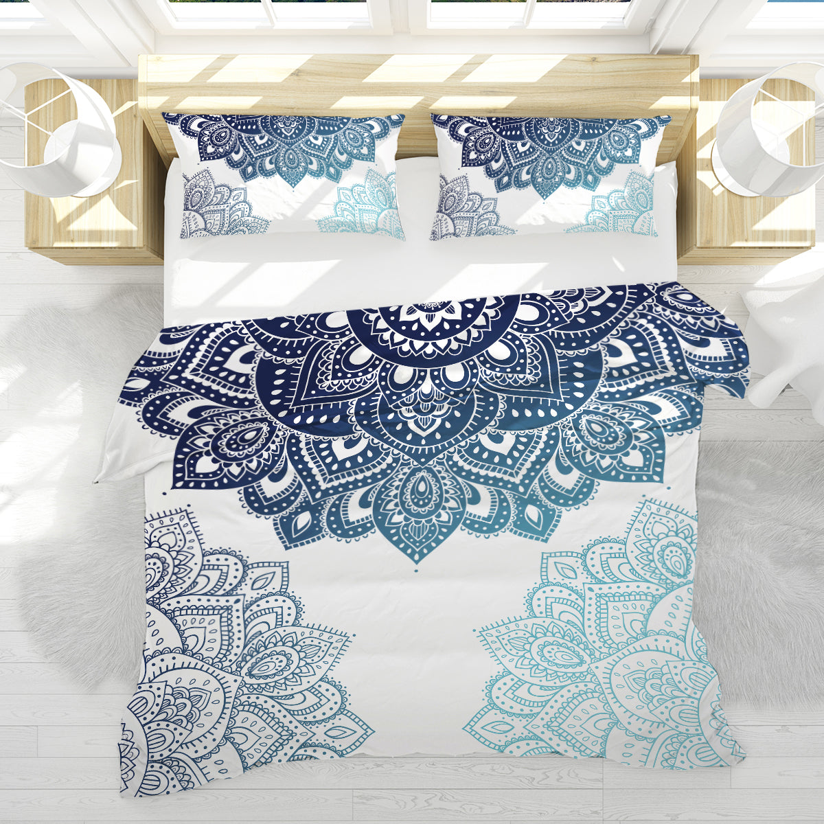 Bohemian Beach Reversible Bedcover Set