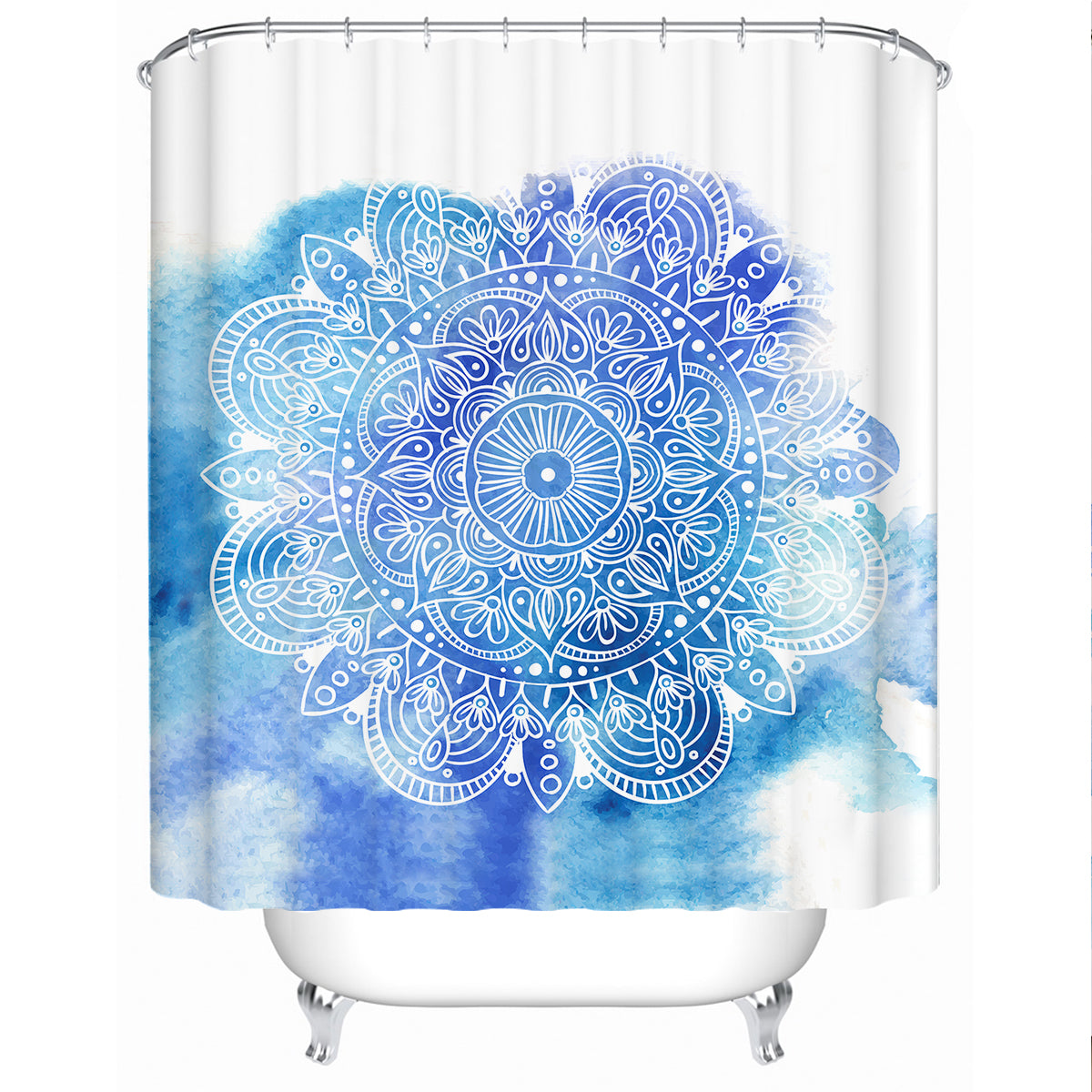 Mandala Hues Shower Curtain