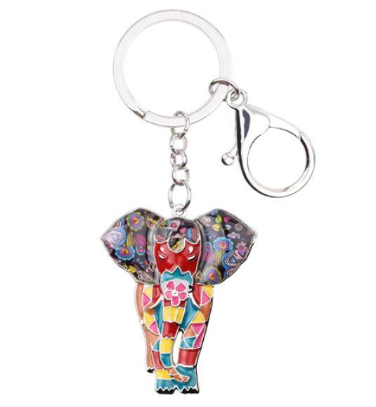 Boho Beach - Enamel Pendant Key Ring