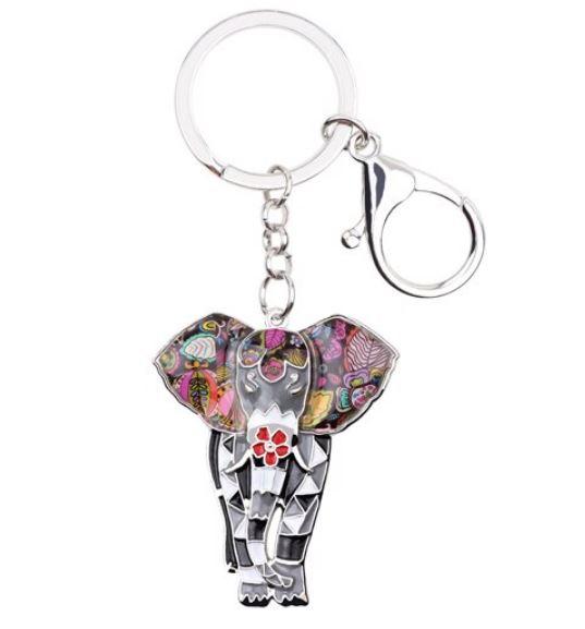 Boho Beach - Enamel Pendant Key Ring