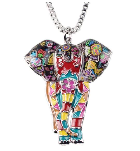 Boho Beach - Enamel Pendant Necklace