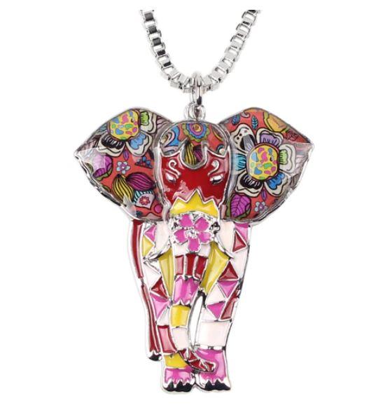 Boho Beach - Enamel Pendant Necklace