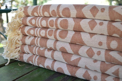 Brown Mandala 100% Cotton Towel