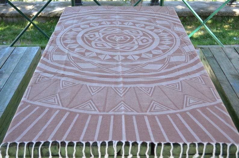 Brown Sun 100% Cotton Towel