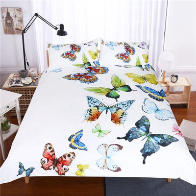 Butterflies By Night Bedding Set