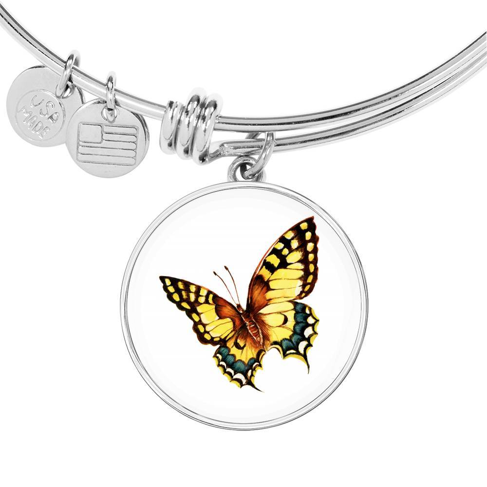 Butterfly Bangle Bracelet