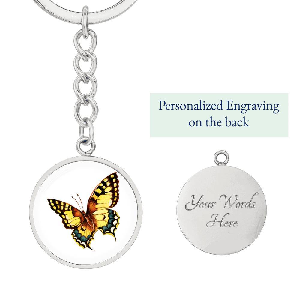 Butterfly Beachy Keychain