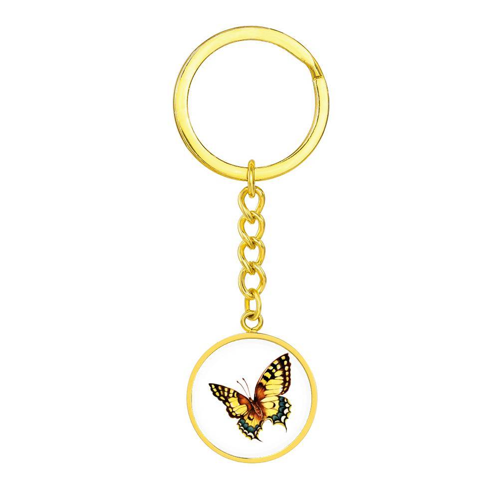 Butterfly Beachy Keychain