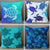 Sea Turtle Patterns Set of 4 Pillow Covers