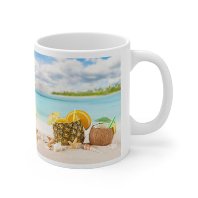 Beachy Cocktail Ceramic Mug