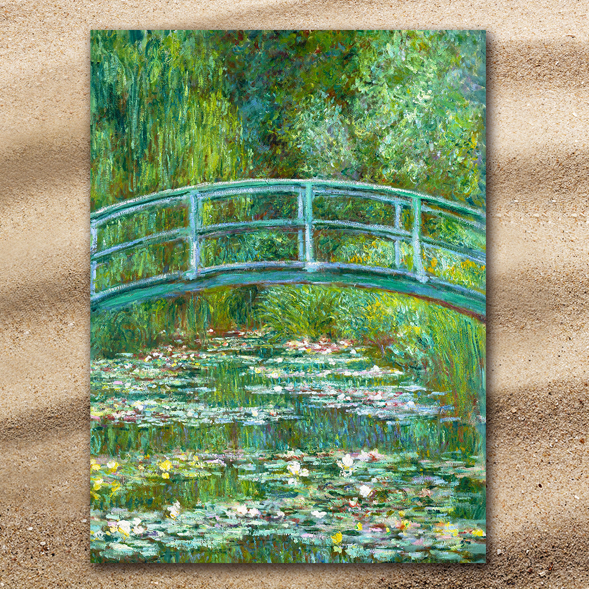 Claude Monet's Water Lily Pond Extra Large Towel