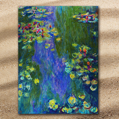 Claude Monet's Water Lilies Extra Large Towel