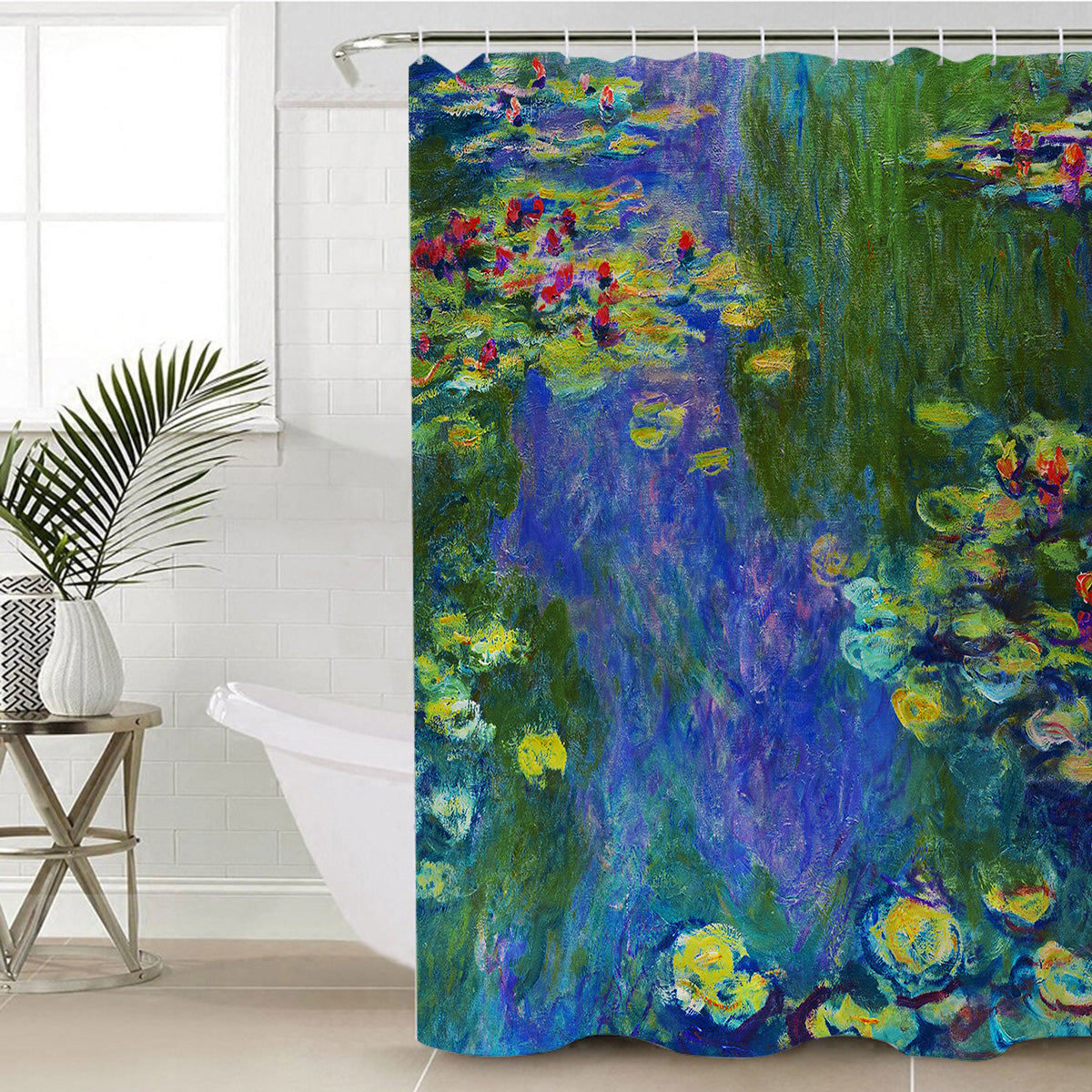 Claude Monet's Water Lilies Shower Curtain