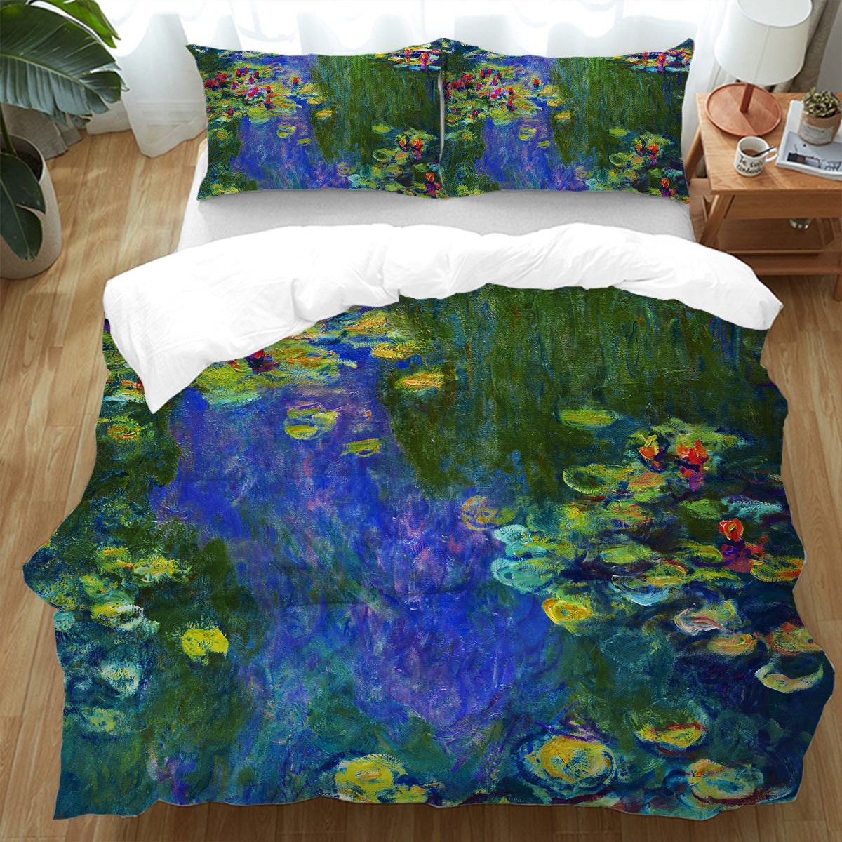 Claude Monet&#39;s Water Lilies Bedding Set