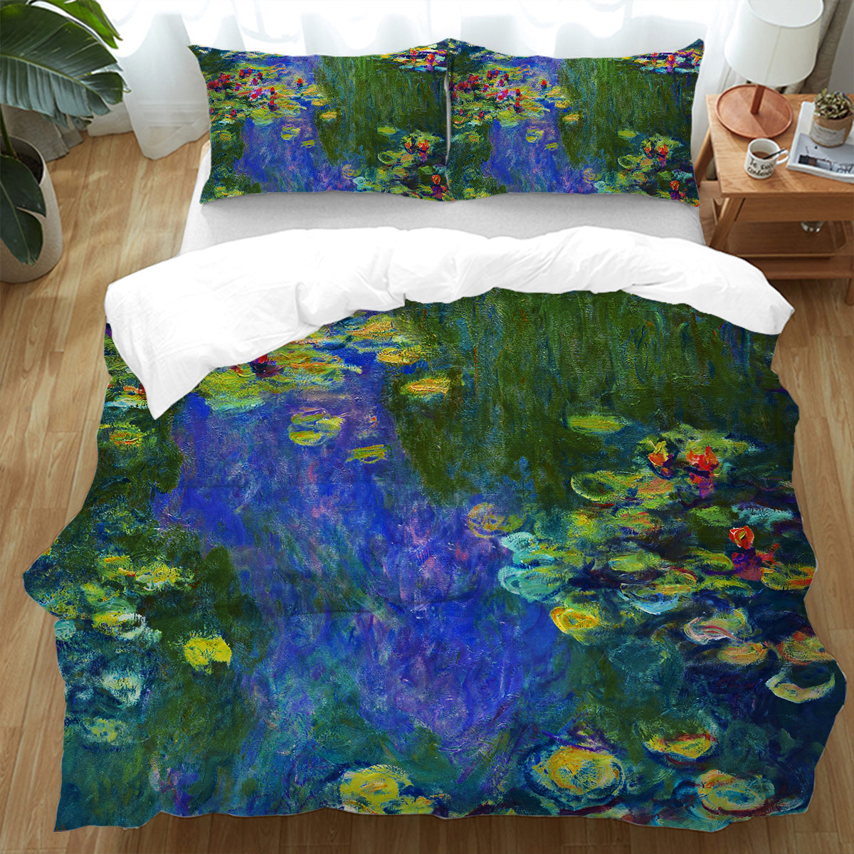 Claude Monet's Water Lilies Bedding Set