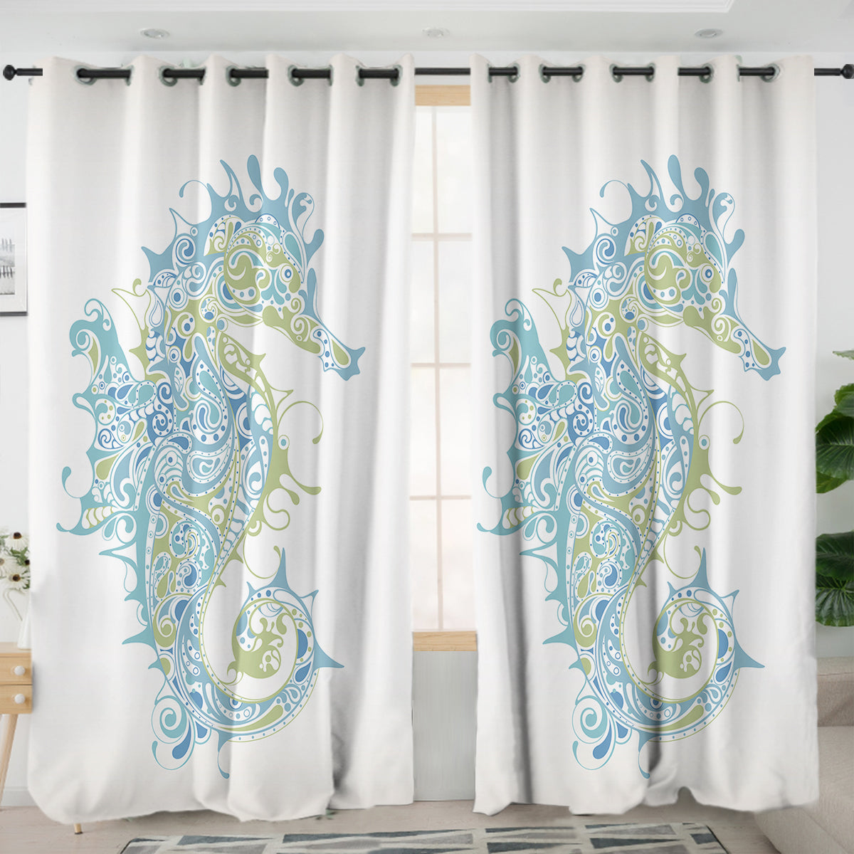 Sugar Seahorse Curtains