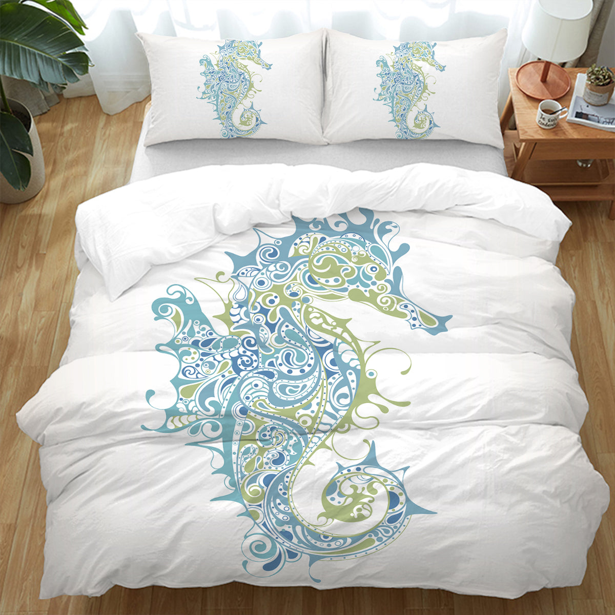 Sugar Seahorse Bedding Set