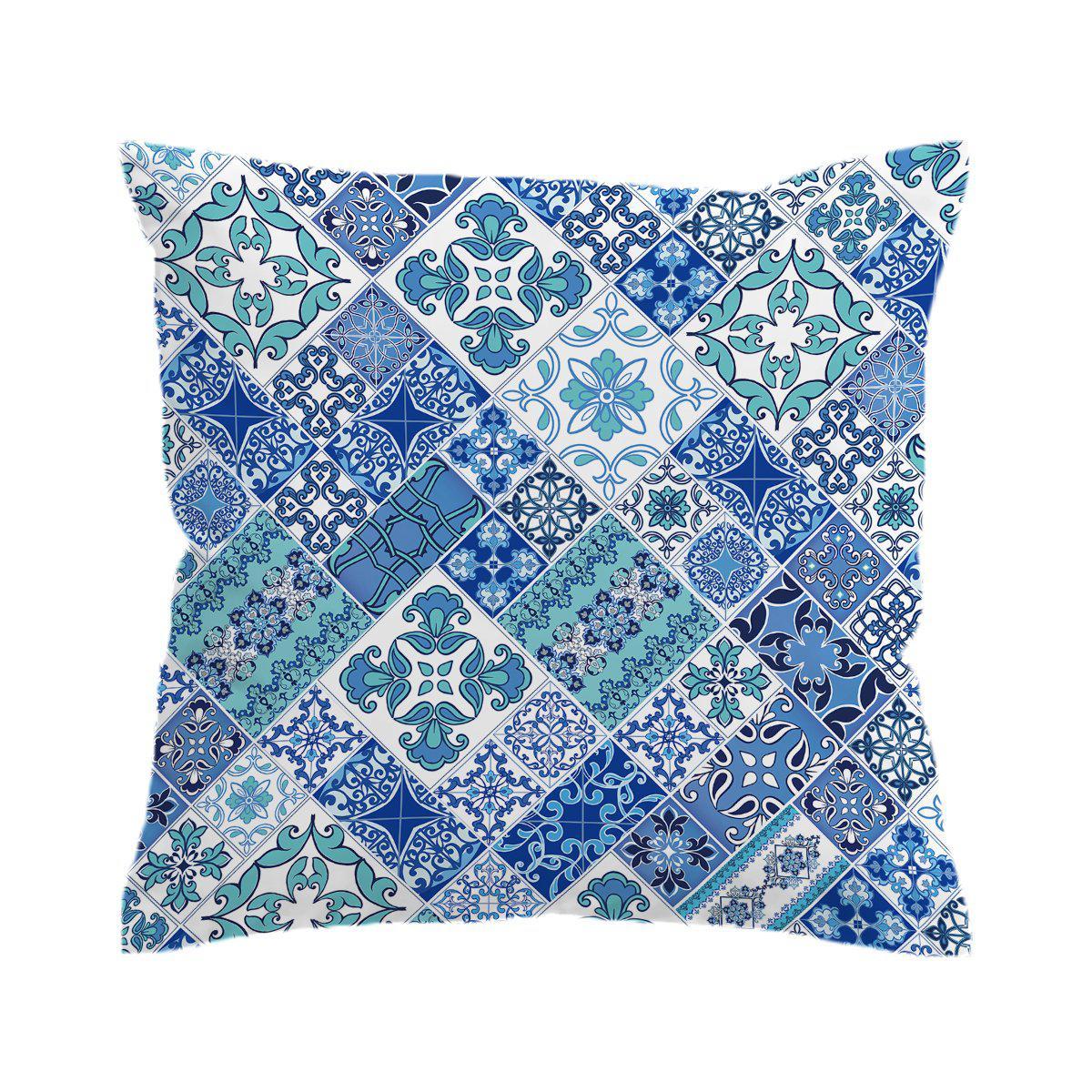Coastal Mosaic Pillow Cover