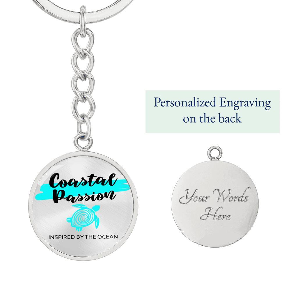 Coastal Passion Beachy Keychain
