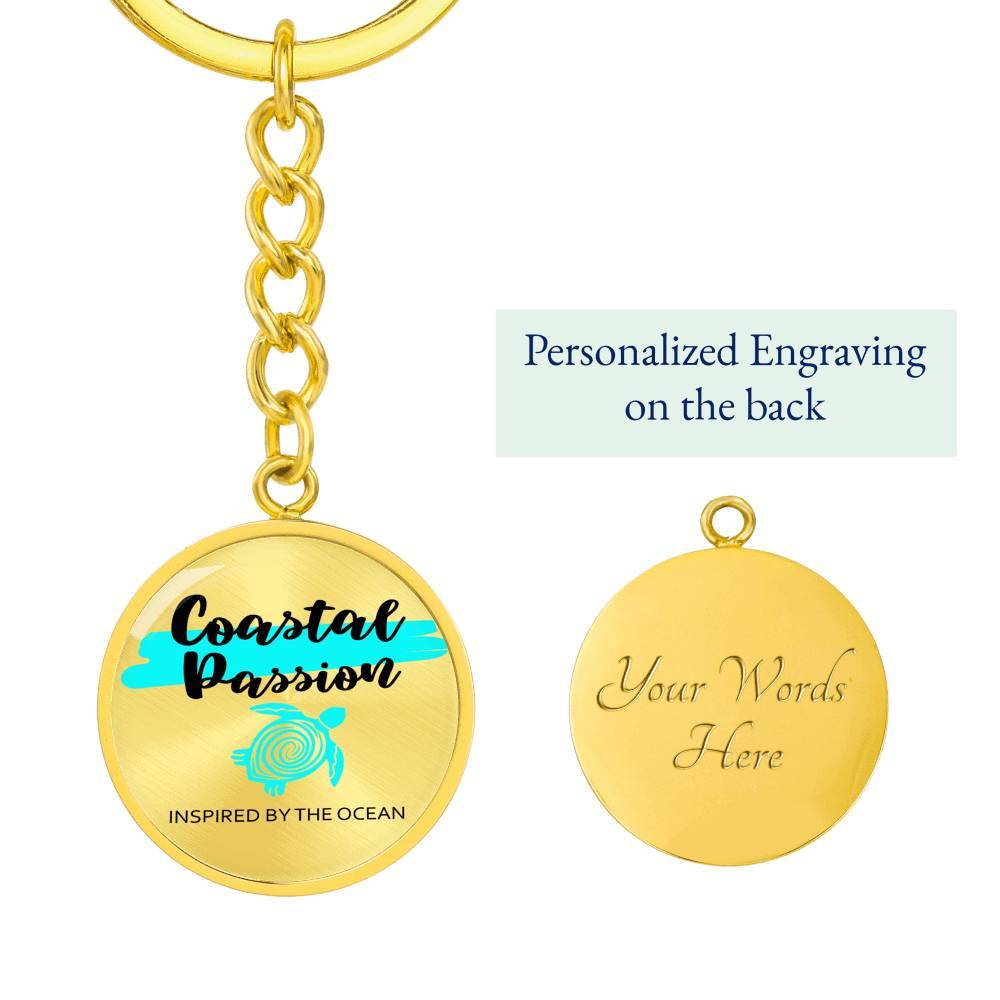 Coastal Passion Beachy Keychain