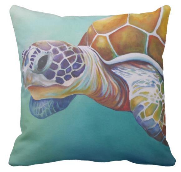 Colorful Sea Turtle