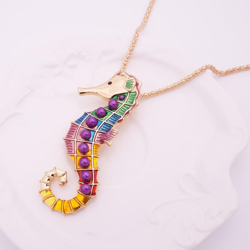 Colorful Seahorse Jewelry Set