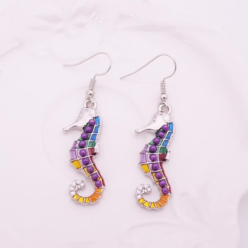 Colorful Seahorse Jewelry Set
