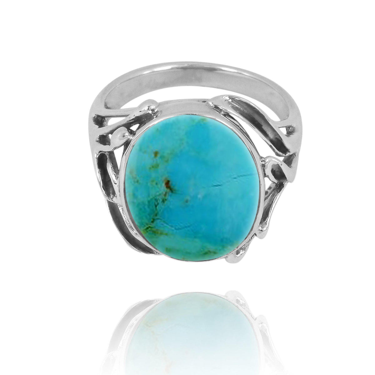 Compressed Turquoise Cocktail, Statement Ring