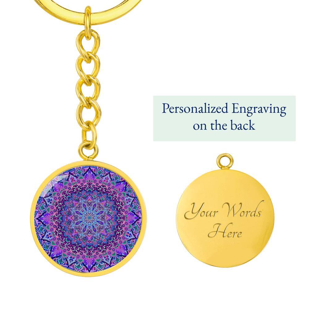 Cosmic Bohemian Keychain