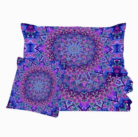Cosmic Bohemian Comforter with Shams and Pillow Cover