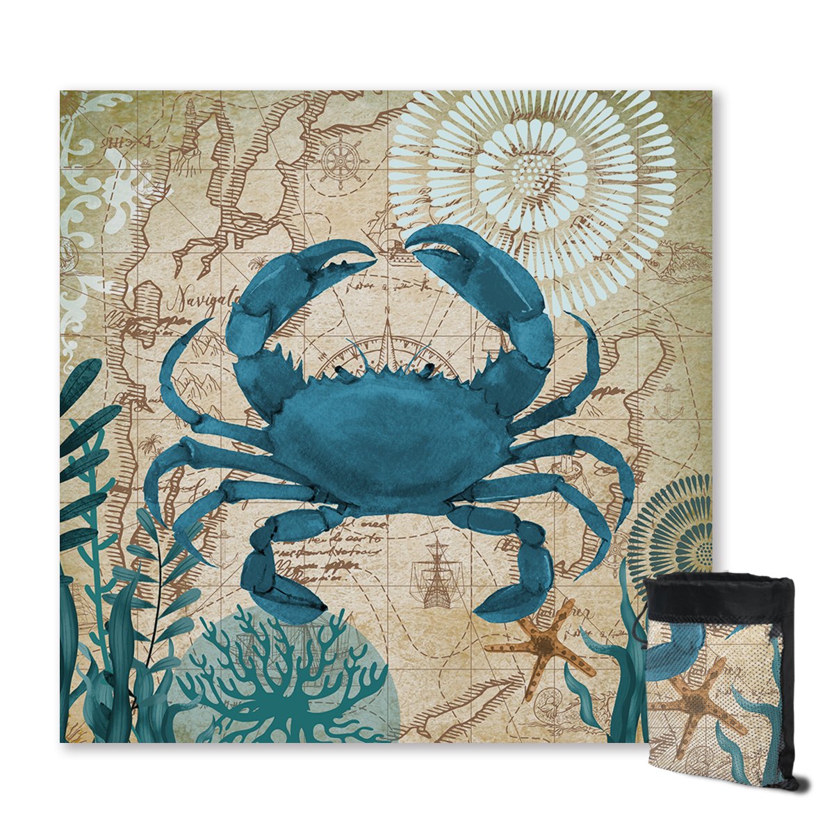 Crab Love Sand Free Towel