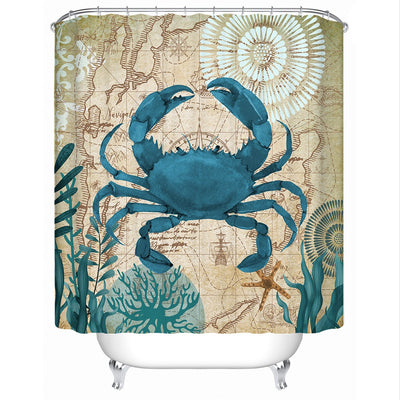 Crab Love Shower Curtain