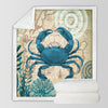 Crab Love Soft Sherpa Blanket