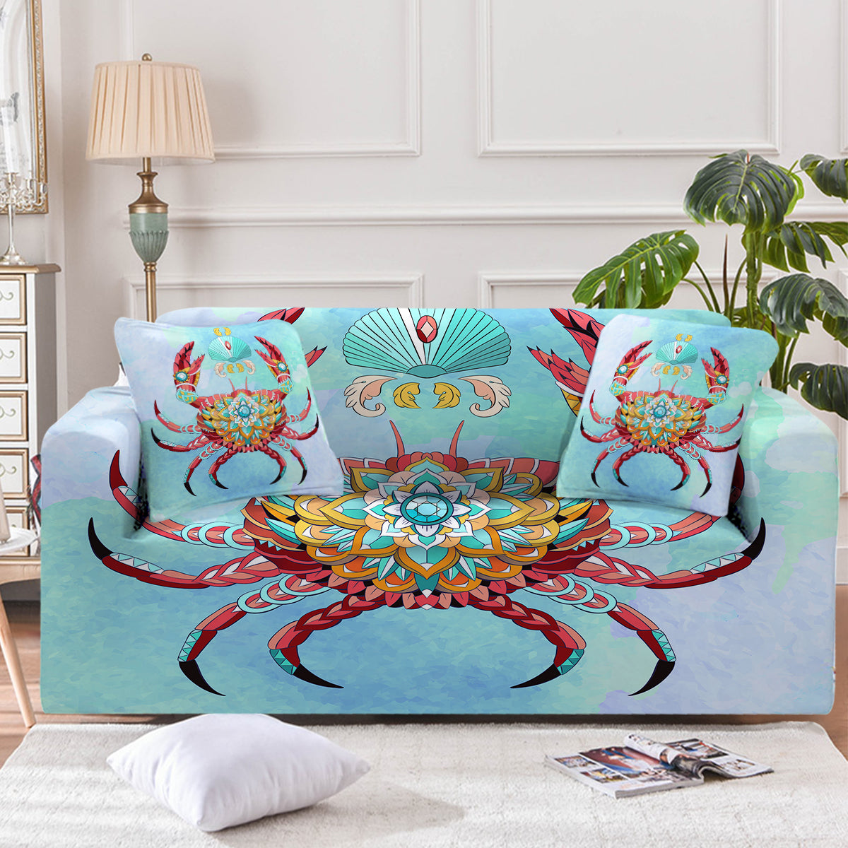 The Royal Crab Couch Cover