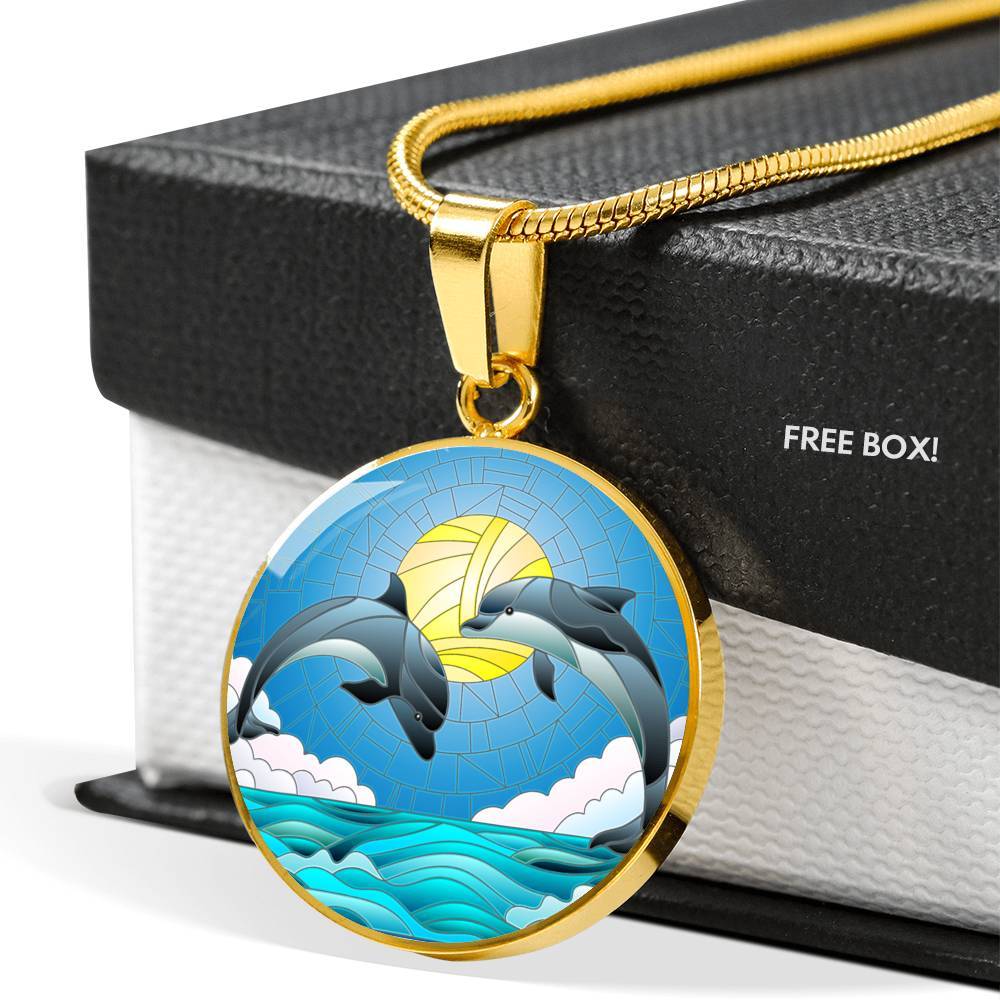 Dolphin Dancing Necklace