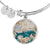 Dolphin Love Bangle Bracelet