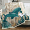 Dolphin Love Soft Sherpa Blanket