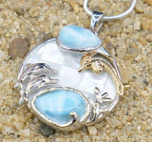 Dolphin stone fashion jewelry