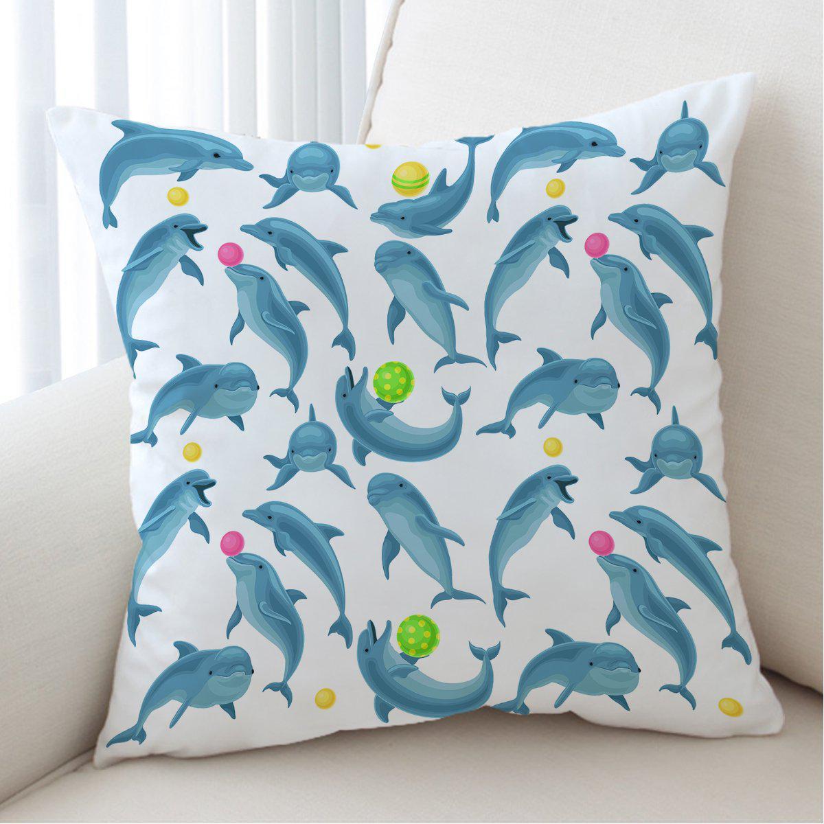 Dolphins Soul Fins Pillow Cover