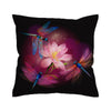 Dragonflies and Lotus Pillow Cover