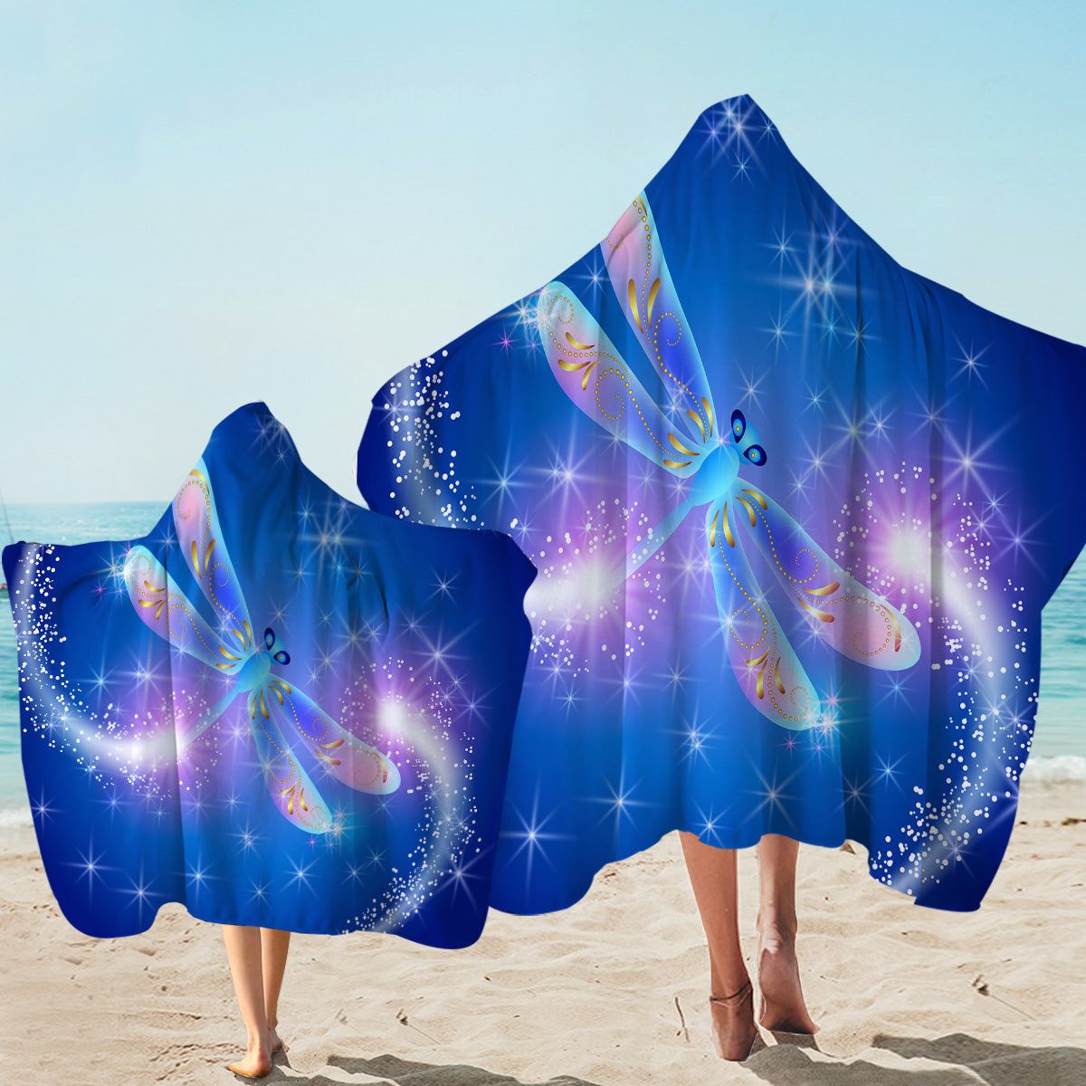 Dragonfly Magic Hooded Towel