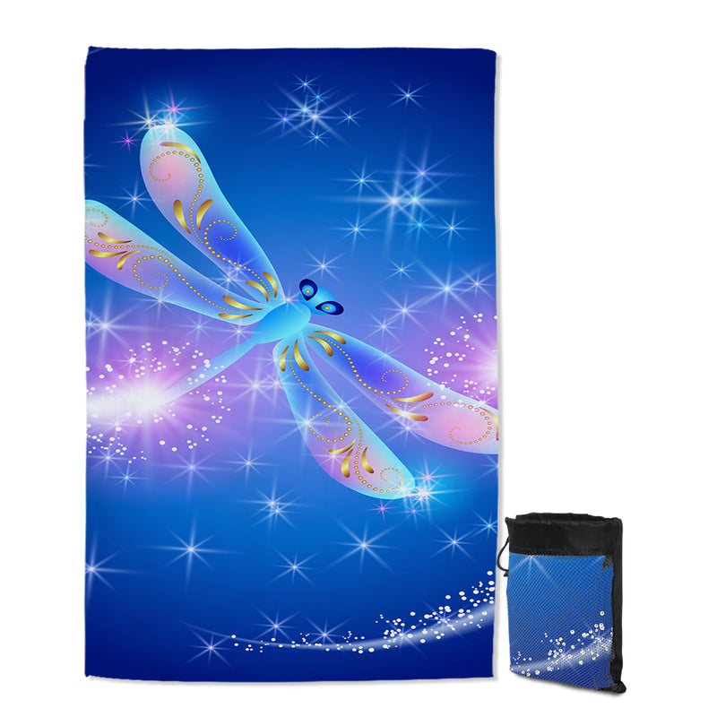 Dragonfly Magic Sand Free Towel