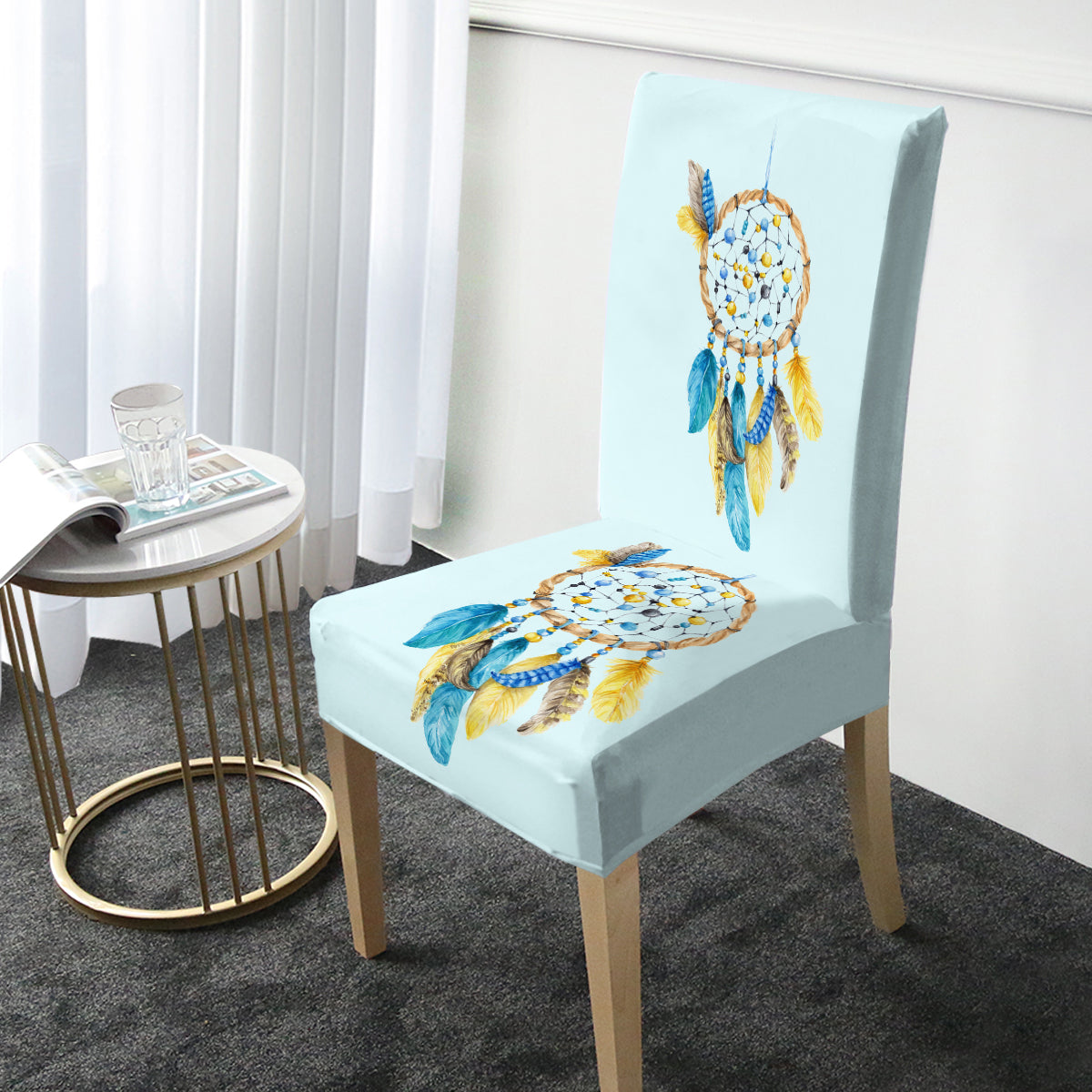 Dreams of Blue Chair Cover