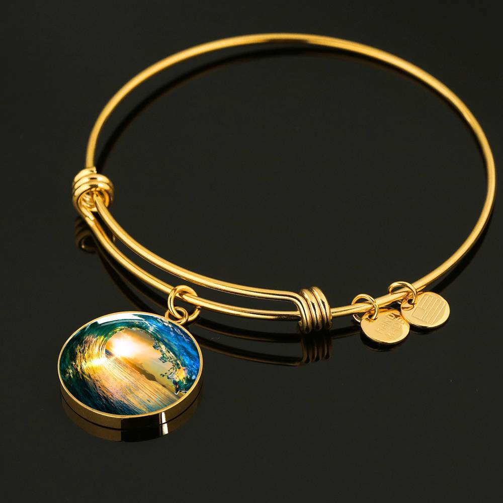 Eye of the Ocean Bangle Bracelet