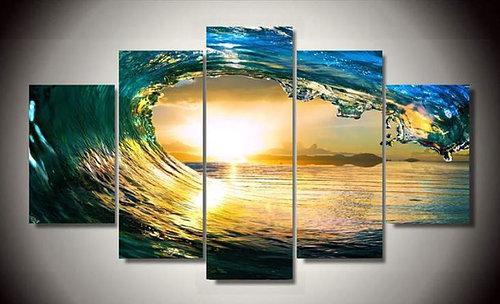 Eye Of The Ocean Gallery Wrap Canvas Print